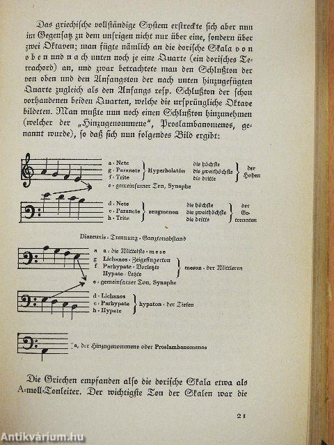 Geschichte der Musik (gótbetűs)