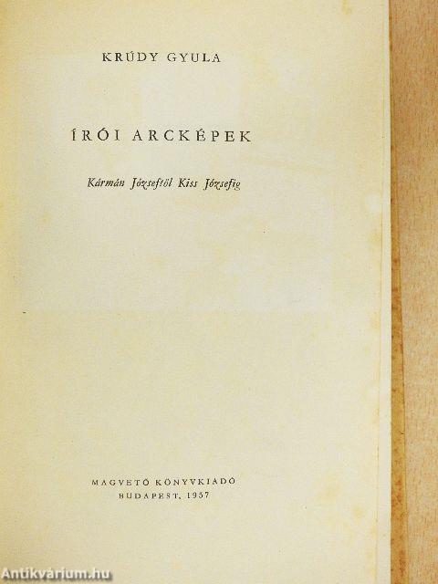Írói arcképek I. (töredék)