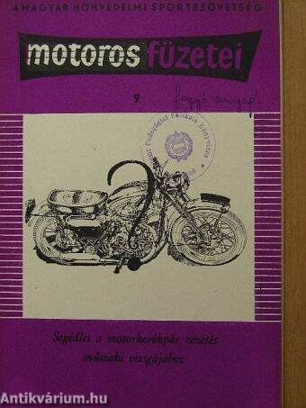 Segédlet a motorkerékpár vezetés műszaki vizsgájához