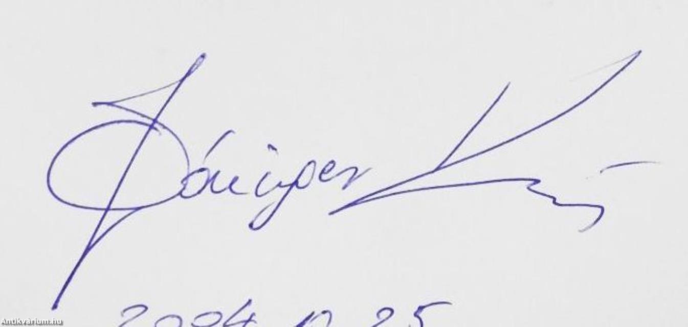 Sok szeretettel (dedikált példány)