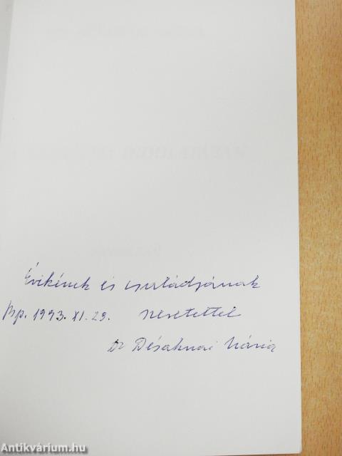 A szerelem indulatában (dedikált példány)