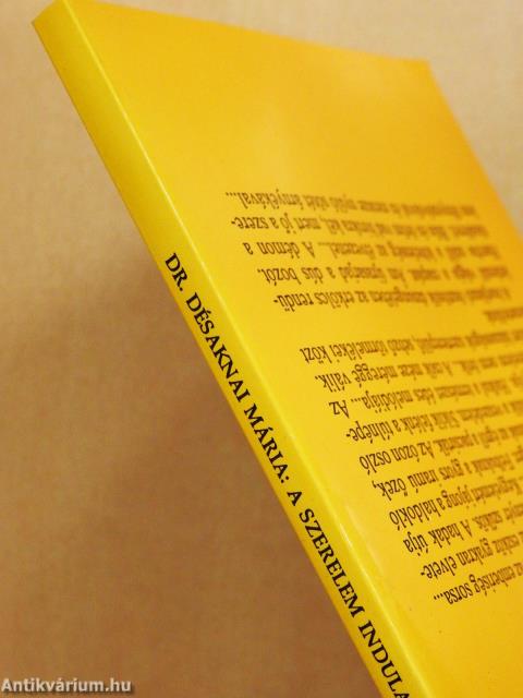 A szerelem indulatában (dedikált példány)