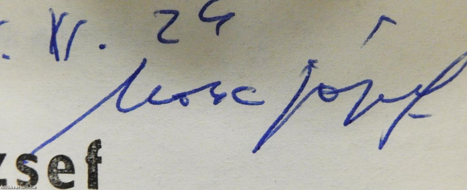 Sor (kétszeresen dedikált példány)