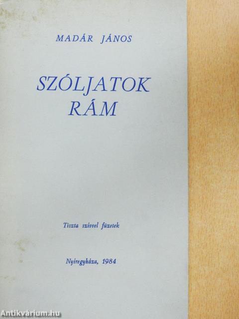 Szóljatok rám (dedikált példány)