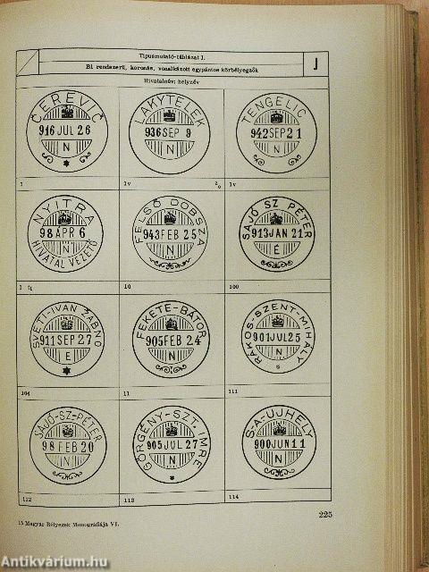 A magyar bélyegek monográfiája VI.