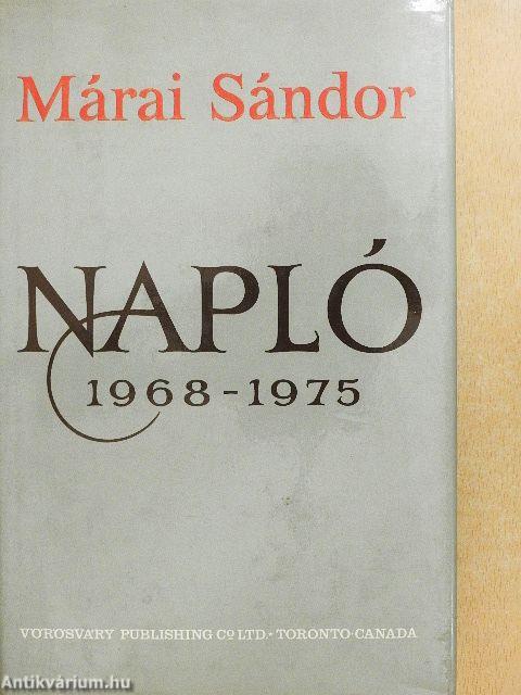 Napló 1968-1975