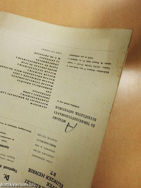 Magyar Textiltechnika 1949. április