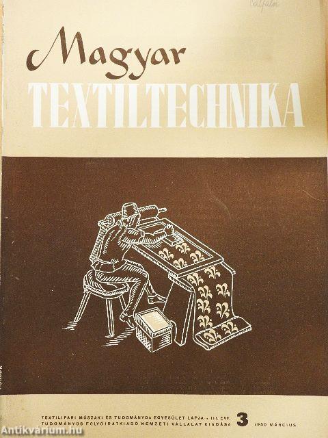 Magyar Textiltechnika 1950. március