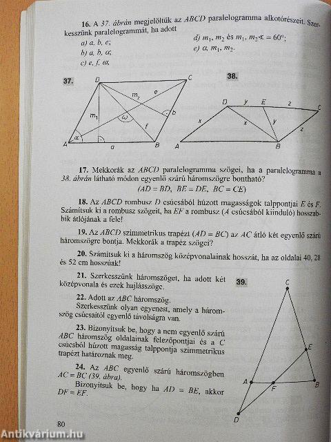 Matematika feladatgyűjtemény 9.