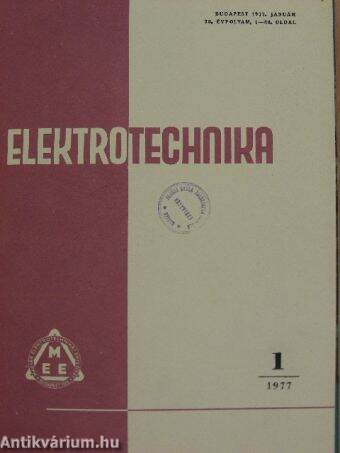 Elektrotechnika 1977. január-december