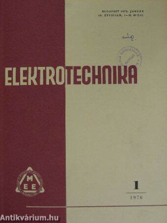 Elektrotechnika 1976. január-december