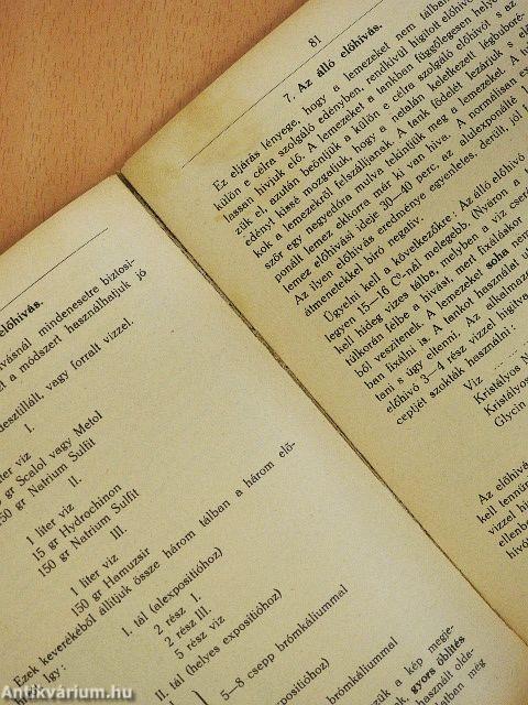 Amatőr fényképezők tankönyve és lexikona