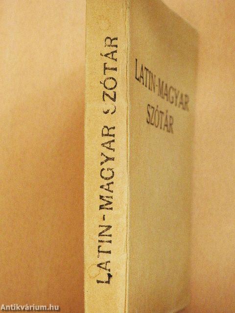Latin-magyar szótár