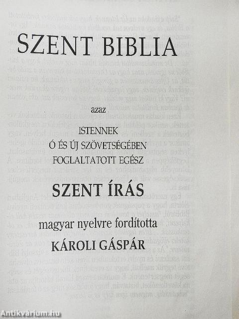 Szent Biblia