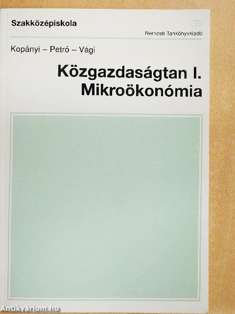 Közgazdaságtan I.