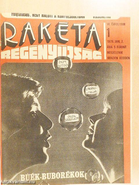Rakéta regényújság 1979, 1983 (vegyes számok) (11db)