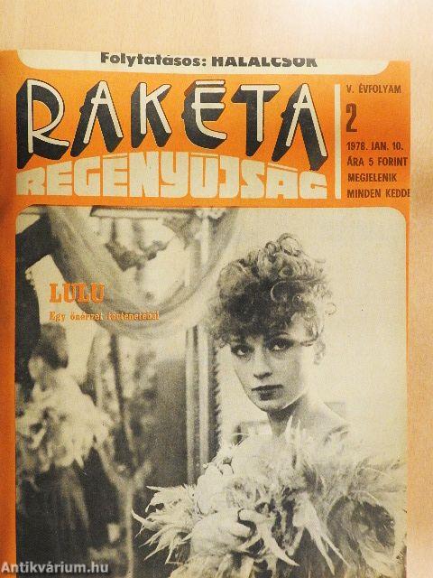 Rakéta regényújság 1978. (nem teljes évfolyam) 
