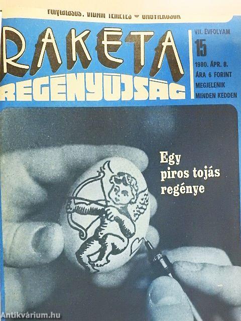 Rakéta regényújság 1980, 1982 (vegyes számok) (14 db)