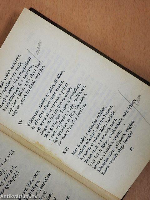 Villon balladái Faludy György átköltésében