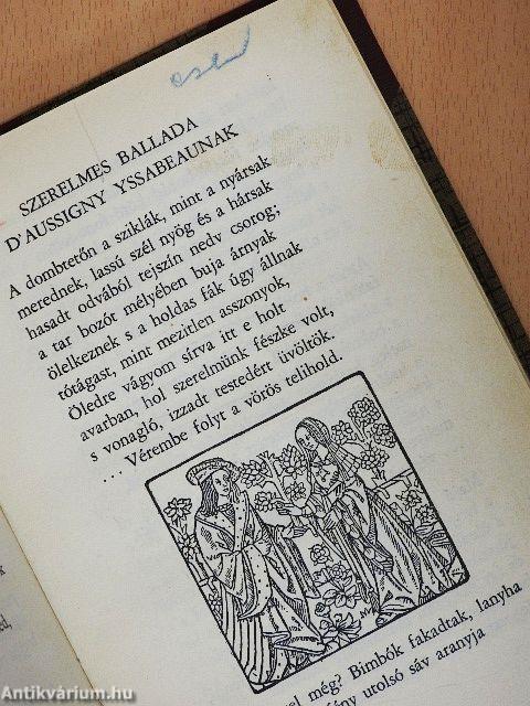 Villon balladái Faludy György átköltésében