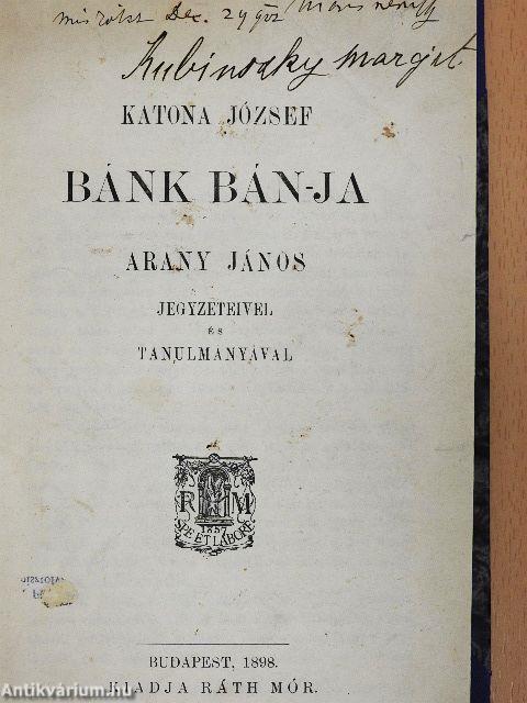 Katona József Bánk bán-ja