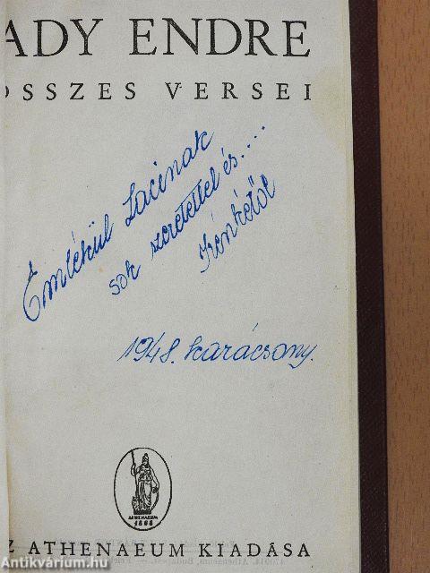 Ady Endre összes versei