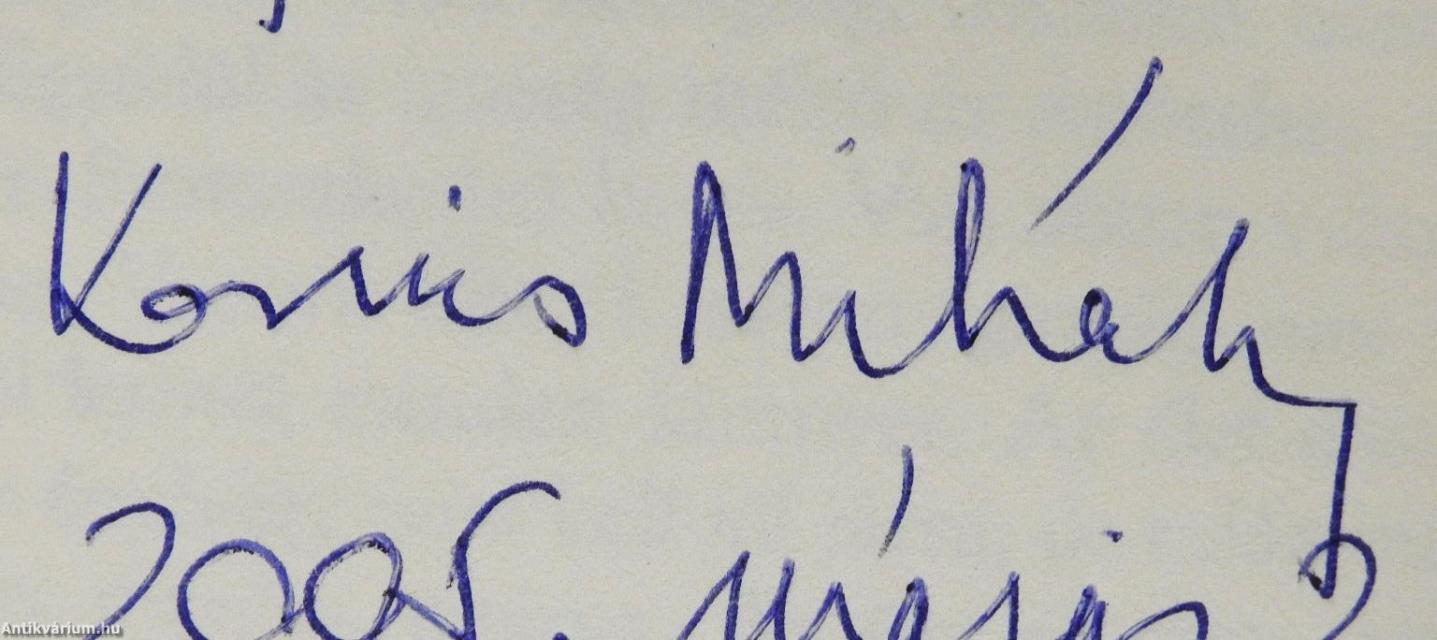 Vigasztalások könyve (dedikált példány)