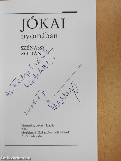 Jókai nyomában (dedikált példány) 