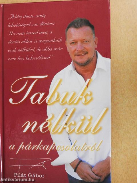 Tabuk nélkül a párkapcsolatról (dedikált példány)