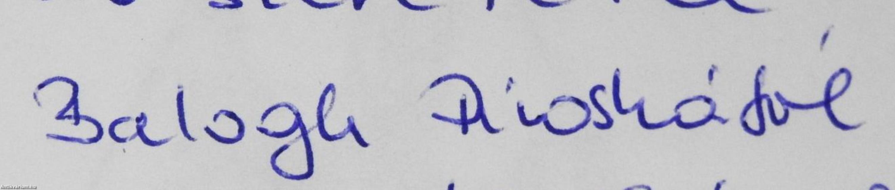 Fénynapló (dedikált példány)