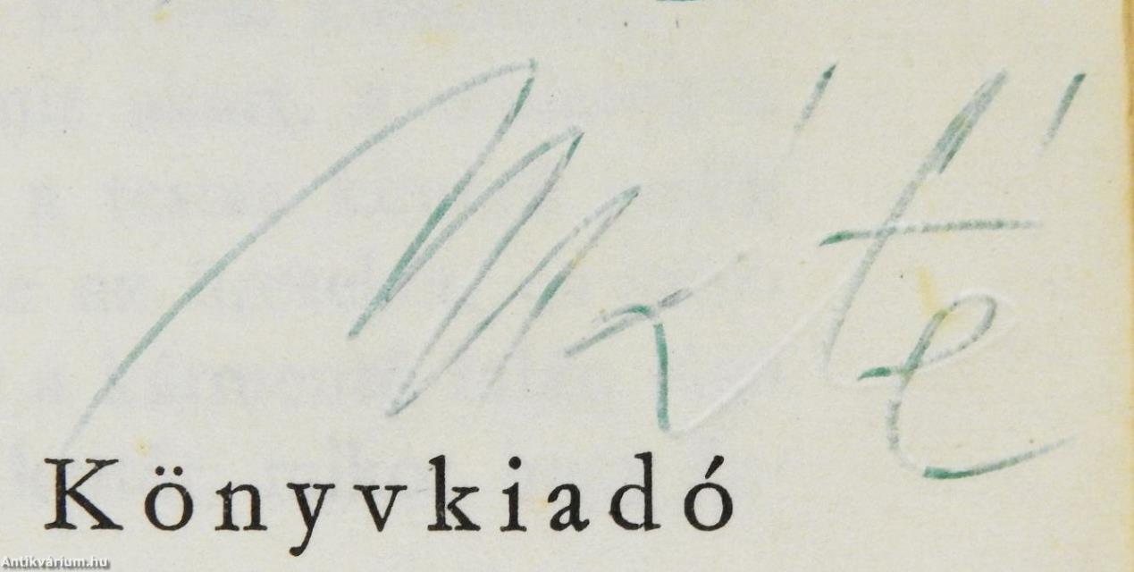 Asszonycsere (dedikált példány)