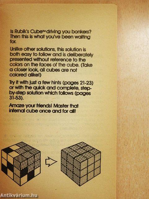 The Simple Solution to Rubik's Cube