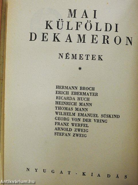 Mai német Dekameron