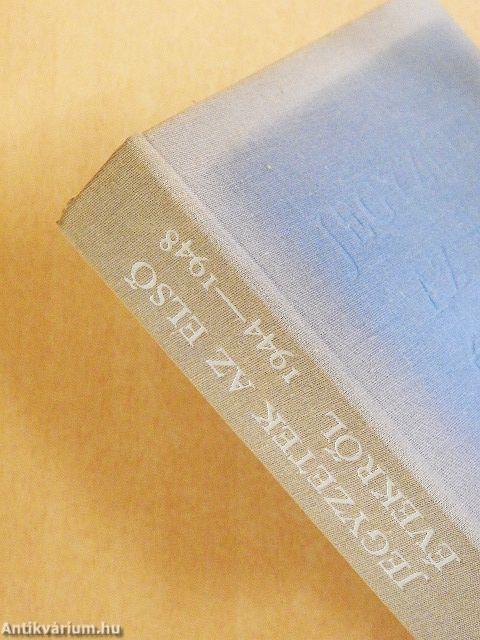 Jegyzetek az első évekről