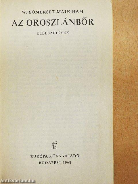 Az oroszlánbőr