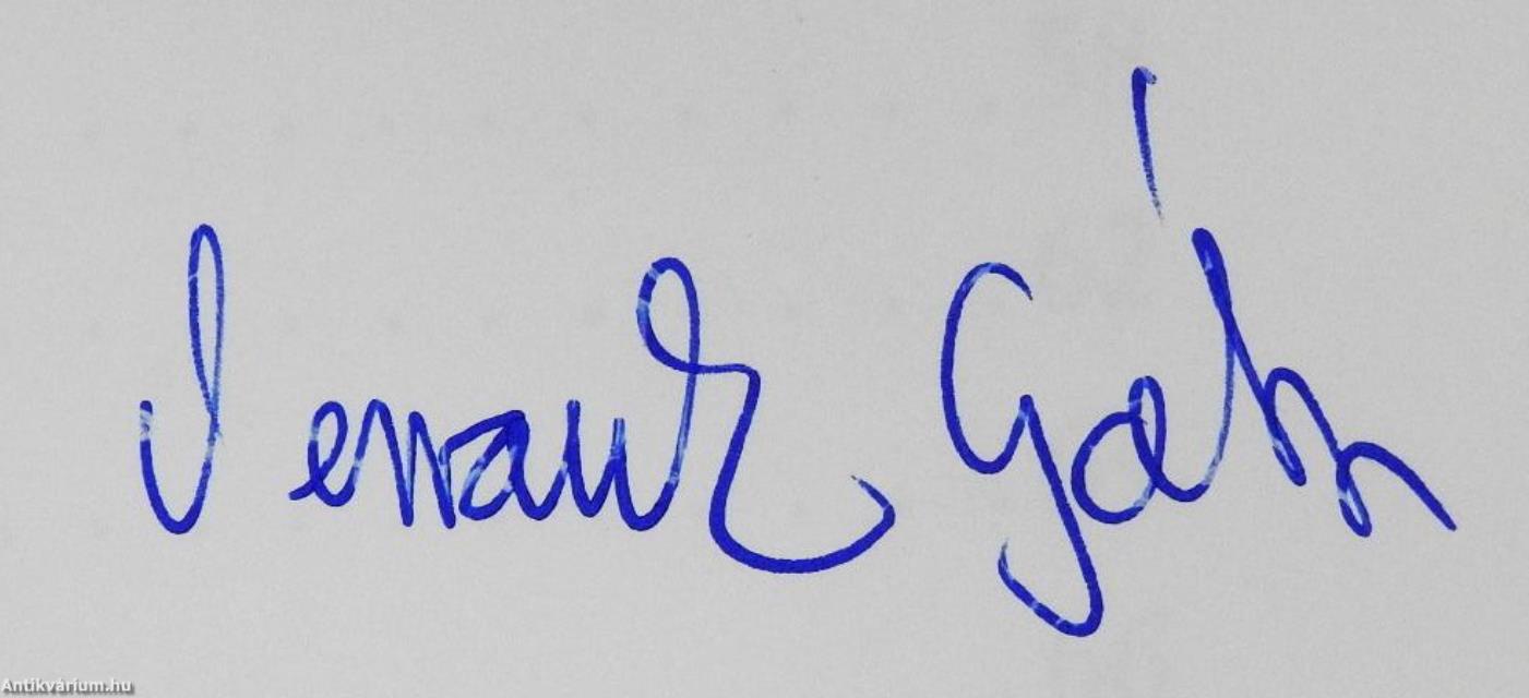 Az eltékozolt palota (dedikált példány)