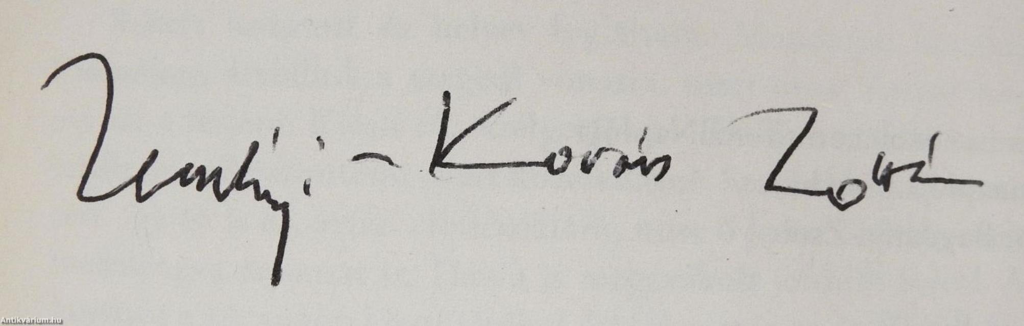 Tenzi naplója (dedikált példány)