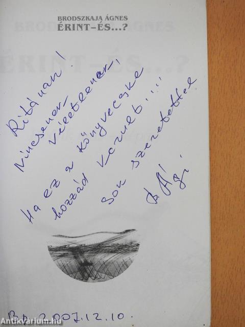 Érint-és...? (dedikált példány)