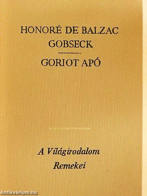 Gobseck/Goriot apó