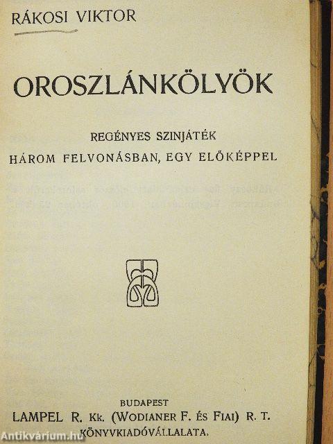 Ghitta/Nyíri csend/Elbeszélések/Oroszlánkölyök