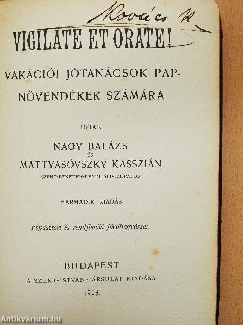 Vigilate et orate!