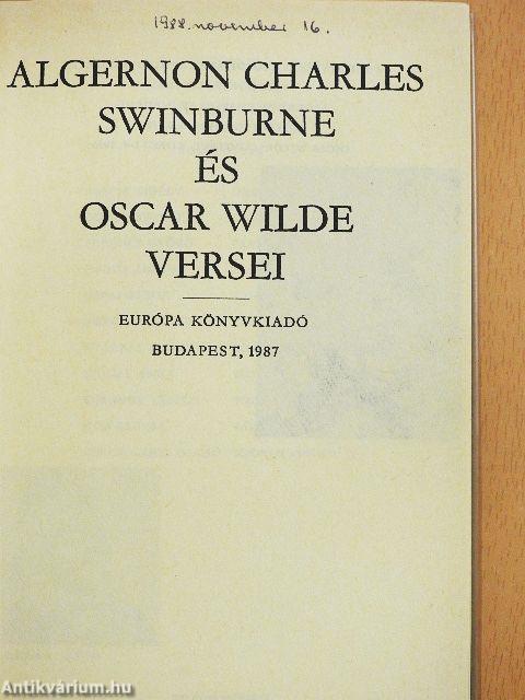 Algernon Charles Swinburne és Oscar Wilde versei