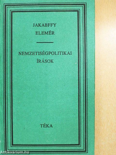 Nemzetiségpolitikai írások