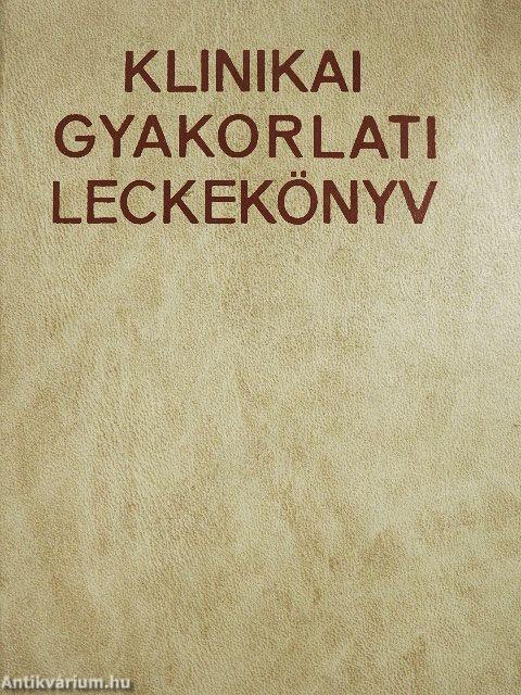 Klinikai gyakorlati leckekönyv