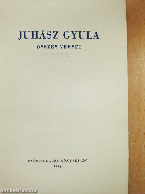 Juhász Gyula összes versei I-II.