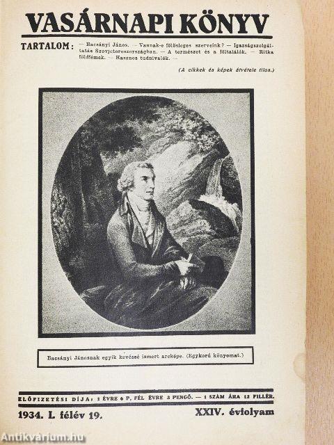Vasárnapi Könyv 1934-1935. (nem teljes évfolyam)