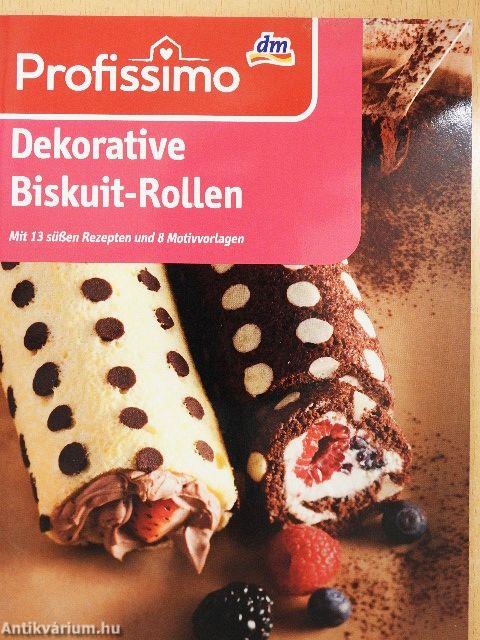 Dekorative Biskuit-Rollen