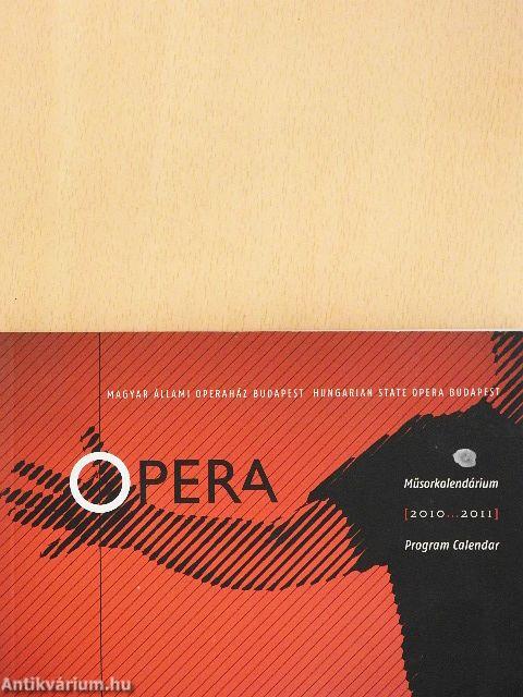 Opera Műsorkalendárium 2010-2011