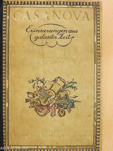 Erinnerungen aus galanter Zeit (gótbetűs)