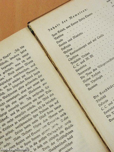 Erinnerungen aus galanter Zeit (gótbetűs)